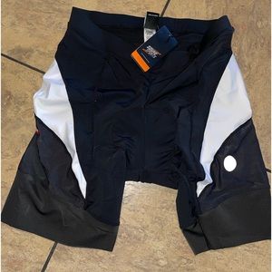 Souke Sports PS5000 Padded Cycling Shorts Black & White Men's size XXL Brand New